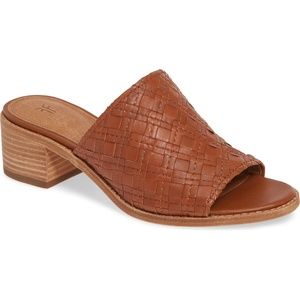 Frye Cindy Woven Slide Sandal NEW